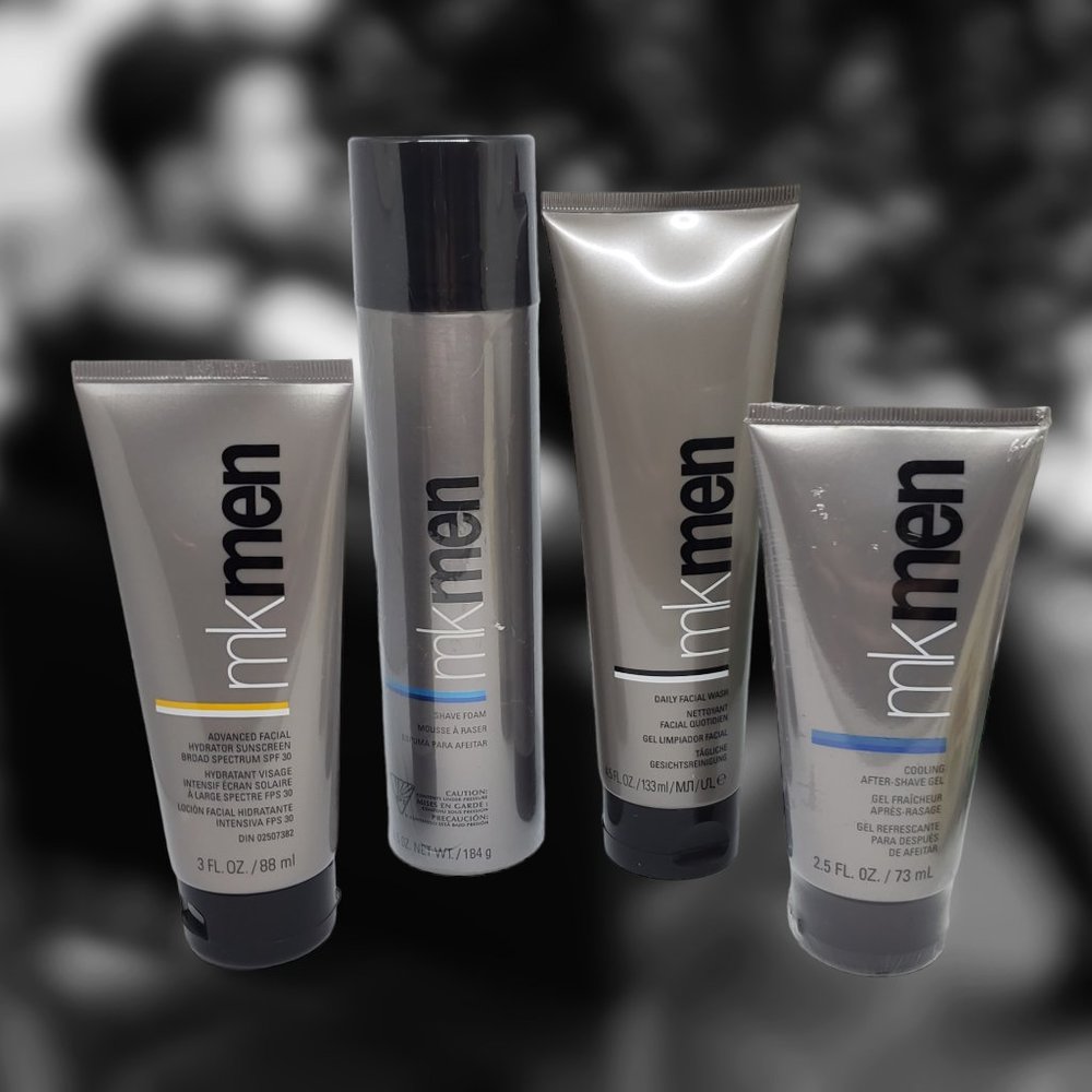 DISCONTINUED! MK Men Regimen Bundle - Wash, Shave, After-Shave, Sunscreen - Picture 8 of 8